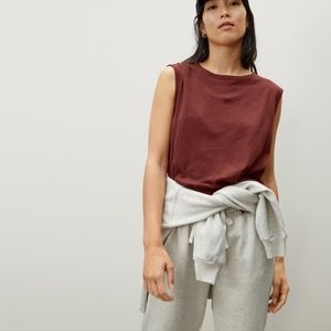 NWT Everlane The Air Muscle Tank in Brick